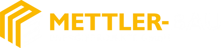 Logo Mettler Bau Weiß